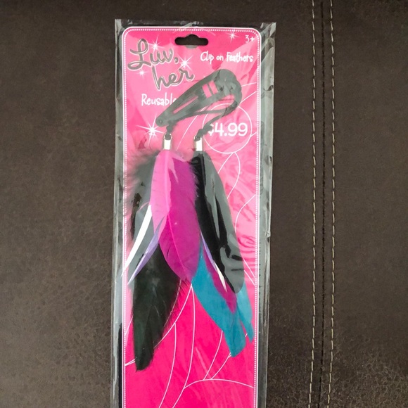 Clip in hair feathers - Picture 4 of 5